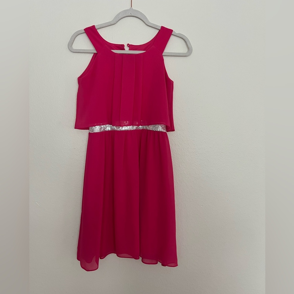 Gallery Pink Sleeveless Formal Dress